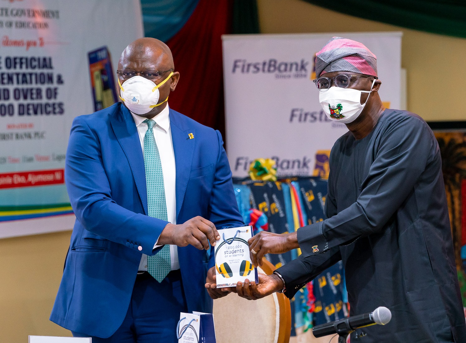 First Bank, e-learning, Lagos state Governor, Babajide Sanwo-Olu