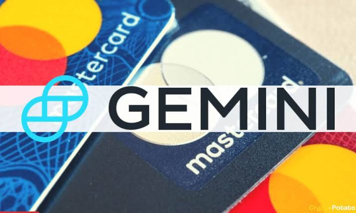 Gemini crypto exchange partners Mastercard to roll out crypto reward credit cards