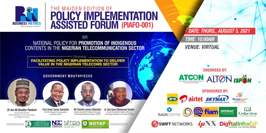 telecoms policy forum holds Thursday August 12