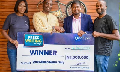 Business Metrics’ Omobayo Azeez, 2 Others Emerge Winners of OnePipe Writing Challenge