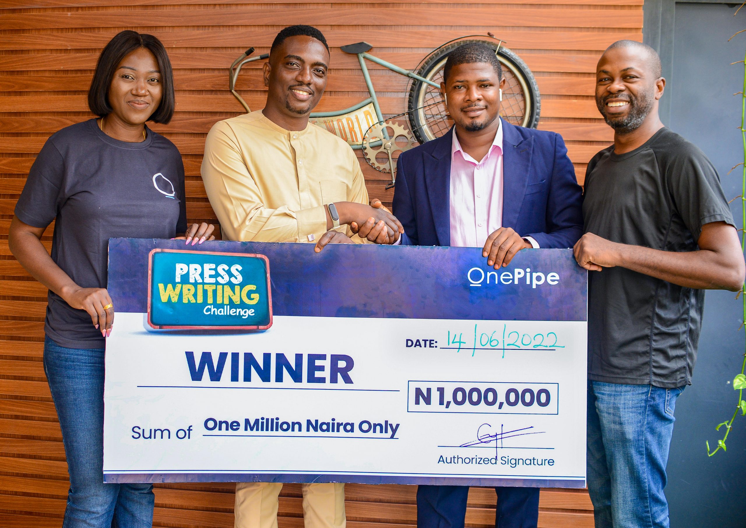 Business Metrics’ Omobayo Azeez, 2 Others Emerge Winners of OnePipe Writing Challenge