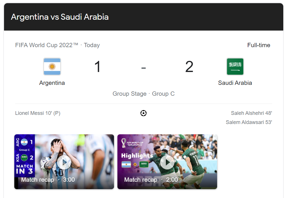 Saudi Arabia Argentina