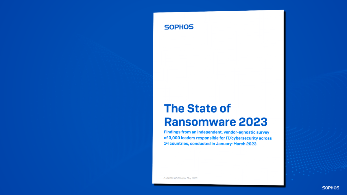 Sophos State of Ransomware
