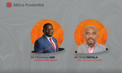 Africa Prudential Appoints Oluwaseyi Abe, Chidi Okpala to Board of Directors