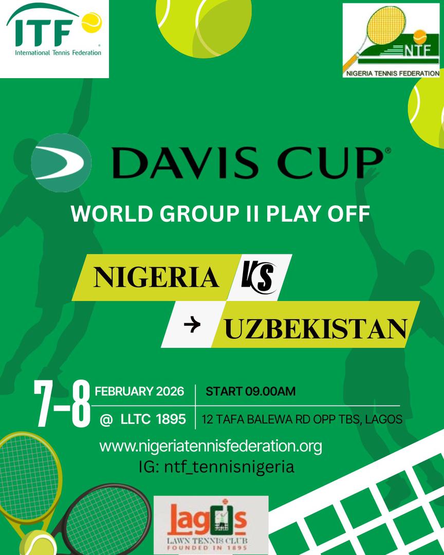SUPPORT TEAM NIGERIA AT THE DAVIS CUP