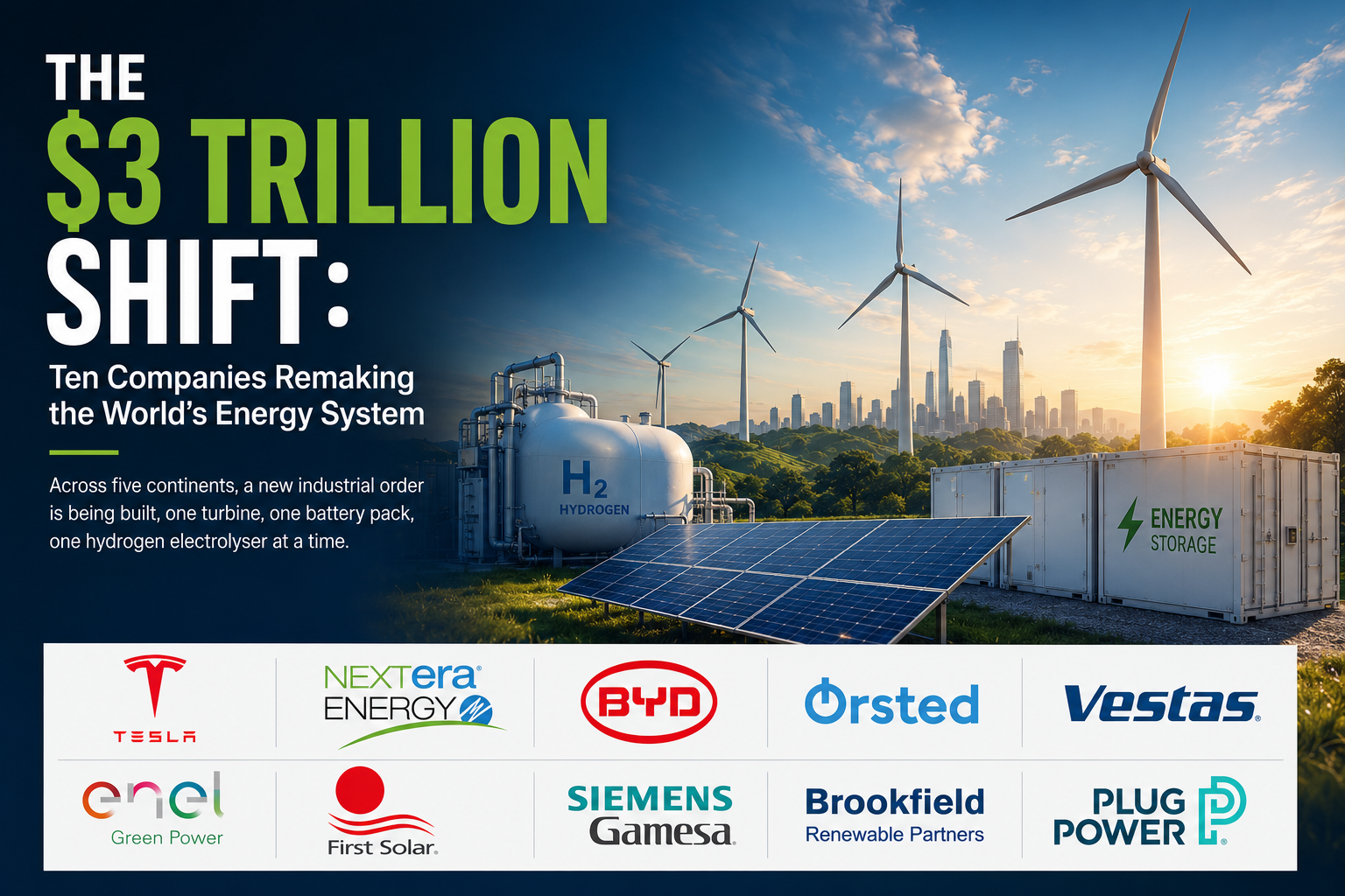 THE $3 TRILLION SHIFT: Ten Companies Remaking the World's Energy System