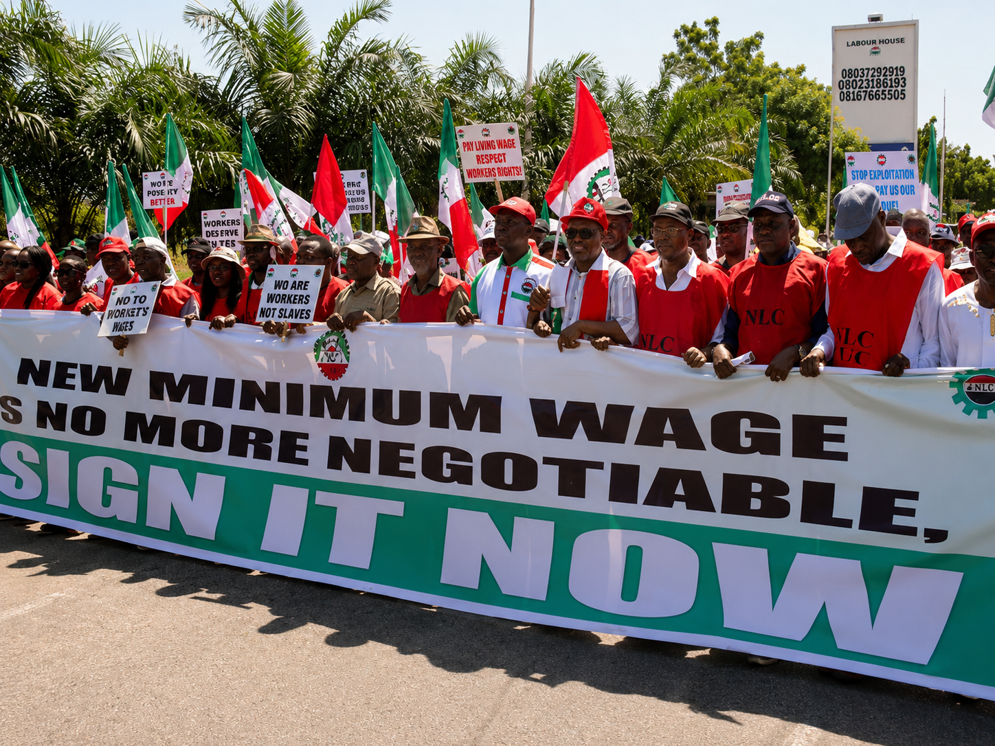 labour on minimum wage
