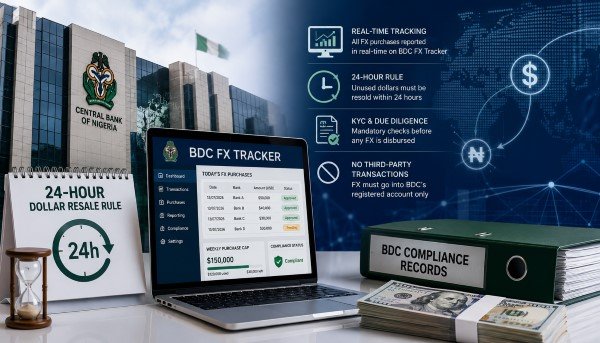 CBN Launches BDC FX Tracker, Sets 24-Hour Dollar Resale Rule