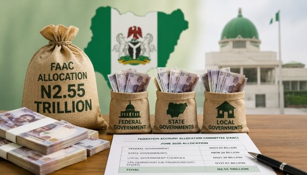 FG, States, LGs Get N2.55 Trillion FAAC Allocation in June