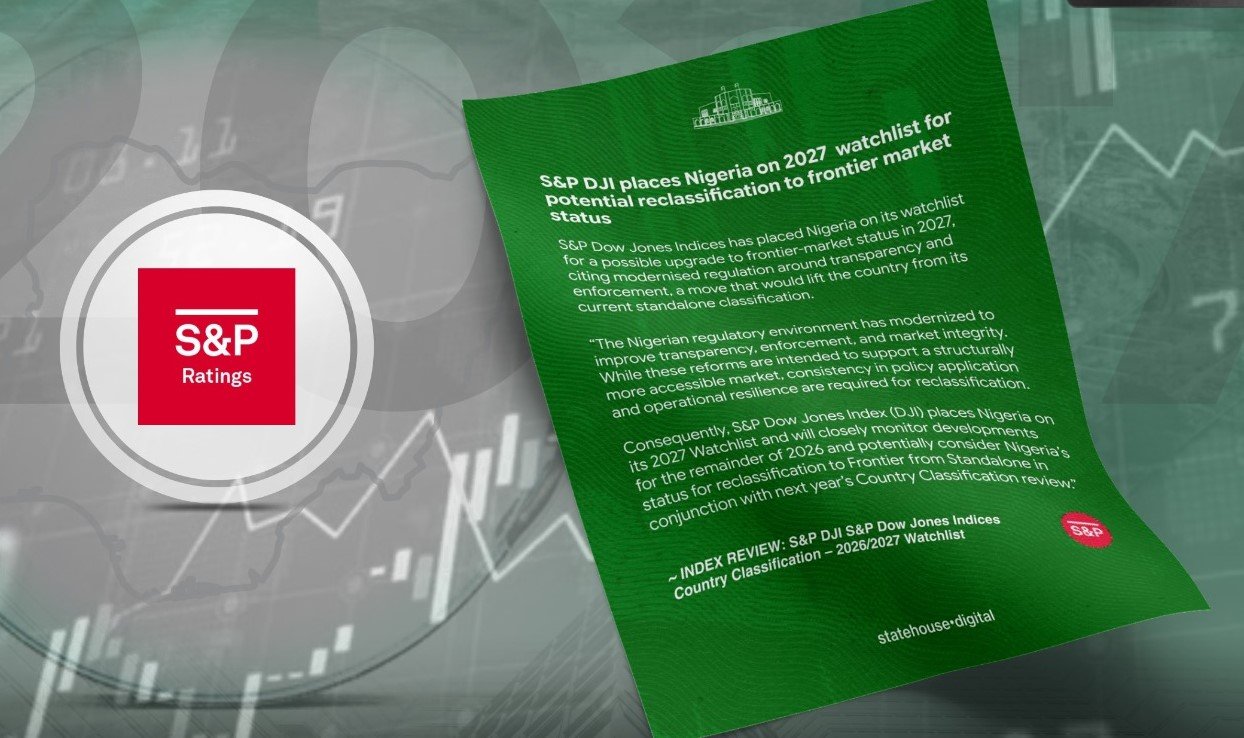 S&P Puts Nigeria on Frontier Market Watchlist as Eurobond Sentiment Improves