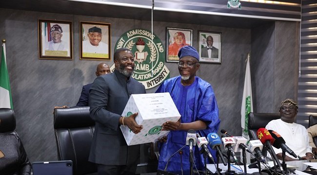 New JAMB Registrar Segun Aina pledges to protect the integrity of JAMB.
