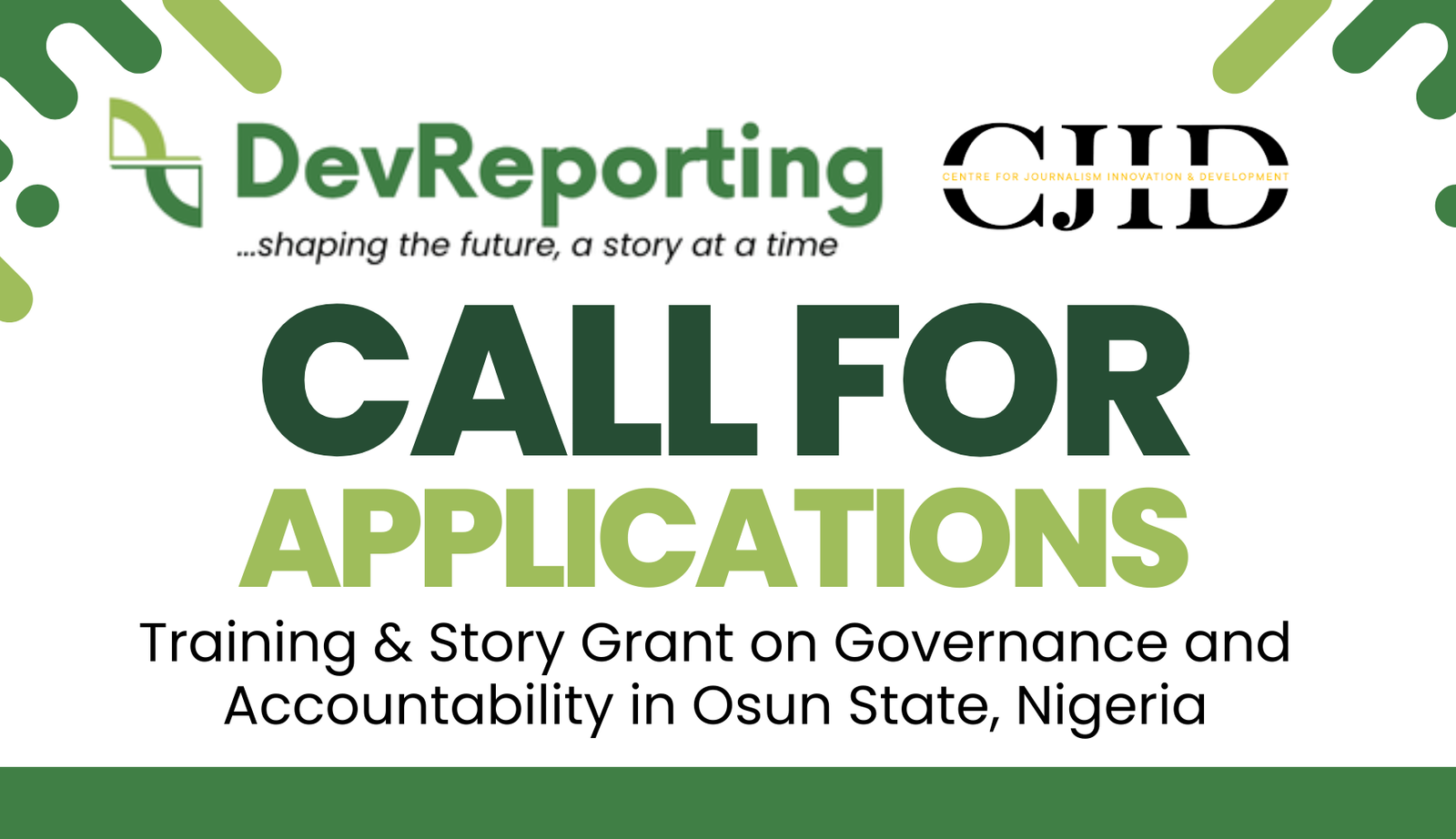 Devreporting story grants